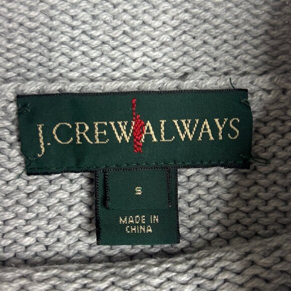 J. Crew Always 1988 Rollneck Sweater Cotton Pullover Gray Size Small S Women's - Picture 4 of 5